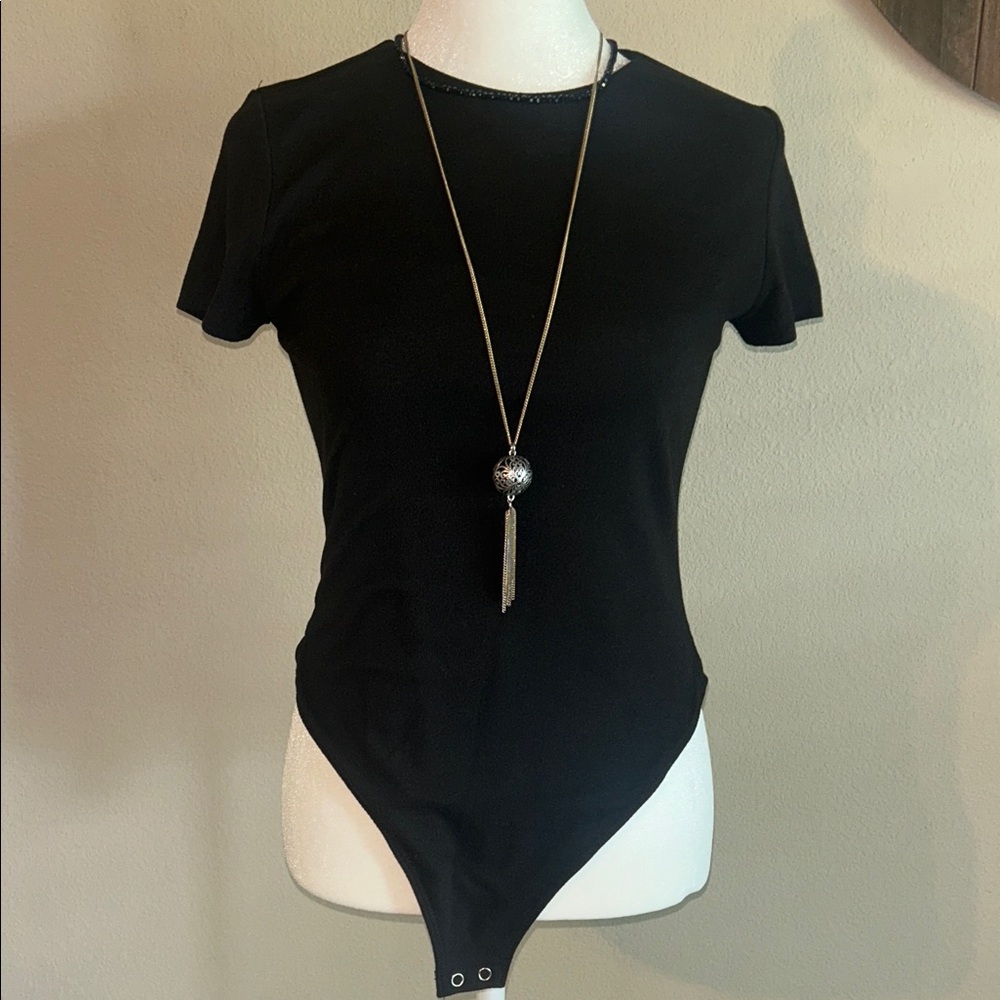 Chic Black Women's Bodysuit
